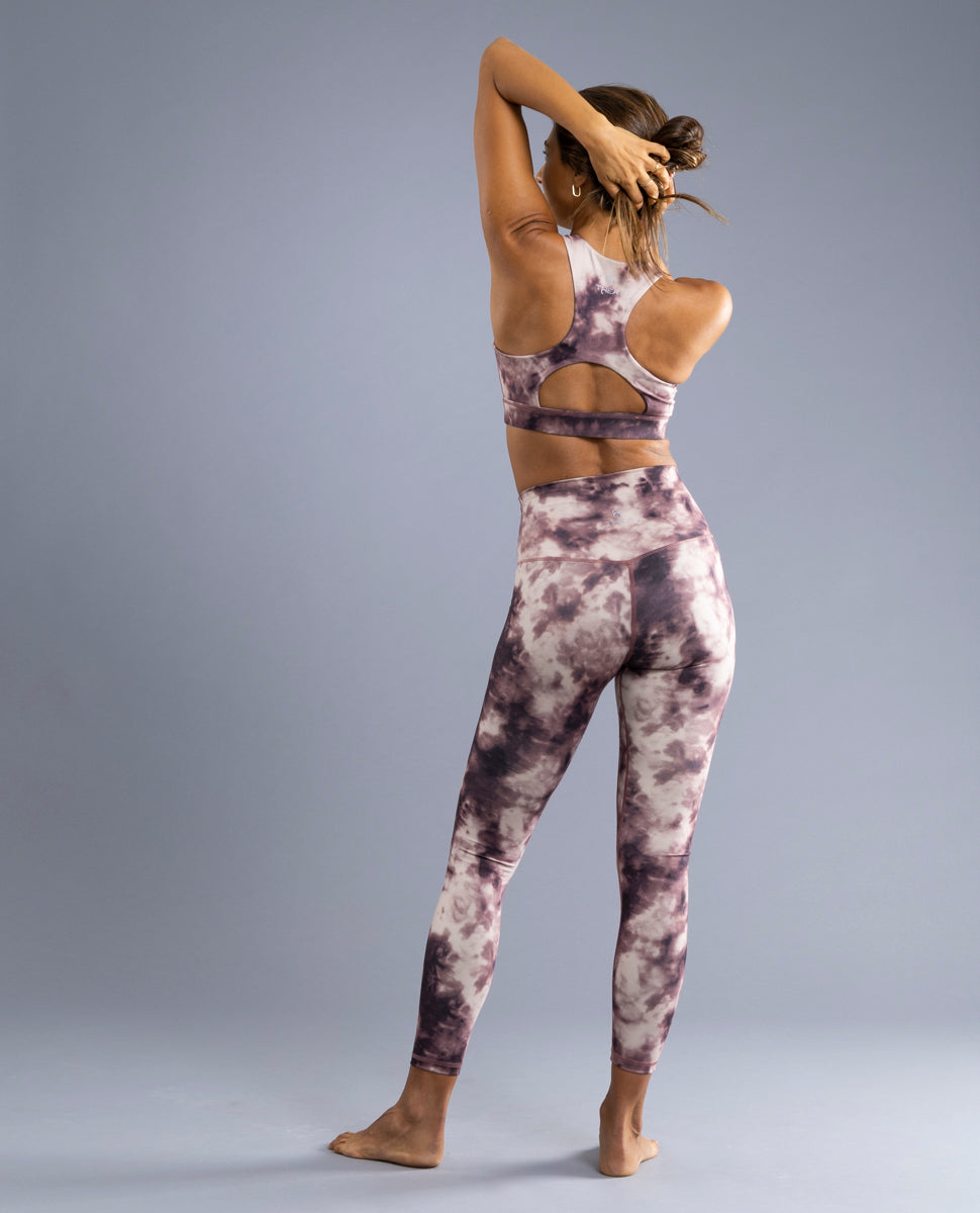 Legging Bolsillos Internos Atenea Tie Dye Red