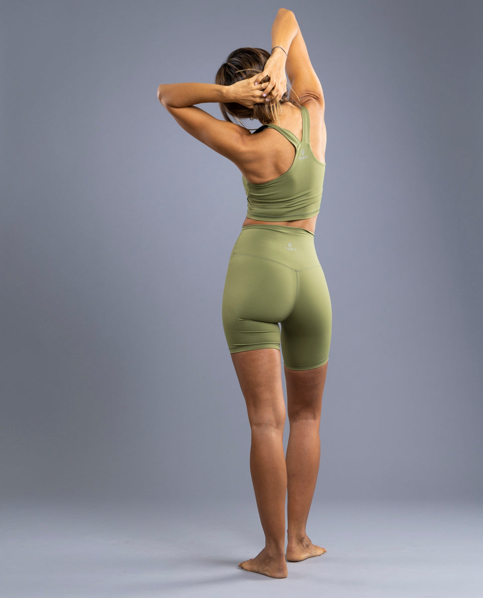 Legging Cortas Sin Cortes Nix Musgo