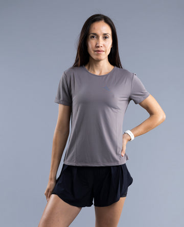Polera Transpirable Manga Corta Lerna Charcoal