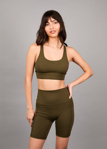 Peto Seshat Seaweed Green - Sujeción Media / Alta