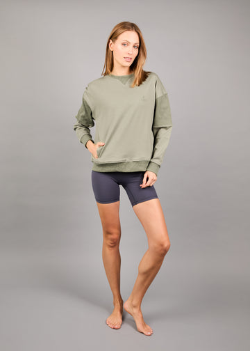 Poleron Hina Basil Green