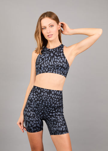 Legging Lisas Cortas Iris Animal Grey