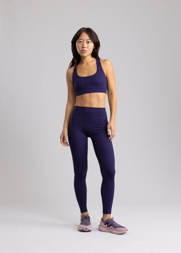 Legging Largo 7/8 Sin Costura Frontal Pax Mardi Purple