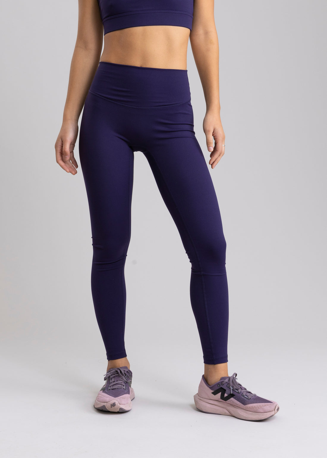 Legging Largo 7/8 Sin Costura Frontal Pax Mardi Purple