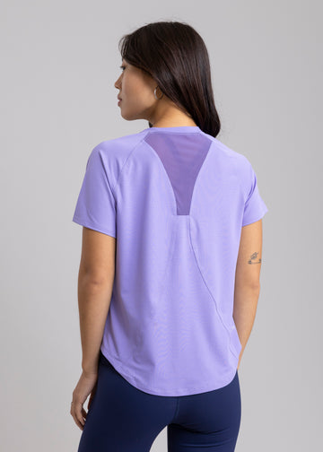 Polera Thal Old Lavander - Transpirable y Secado Rápido