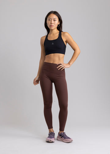 Legging Largo 7/8 Sin Costura Frontal Pax Dark Ochre