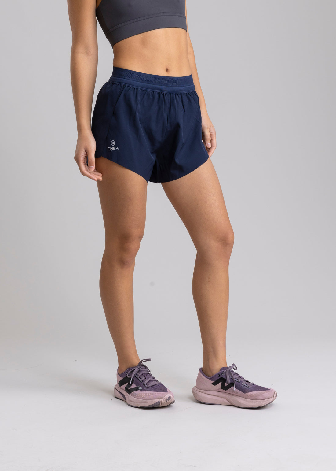 Short de Running Salus Dark Blue con Calzón Interno Incorporado