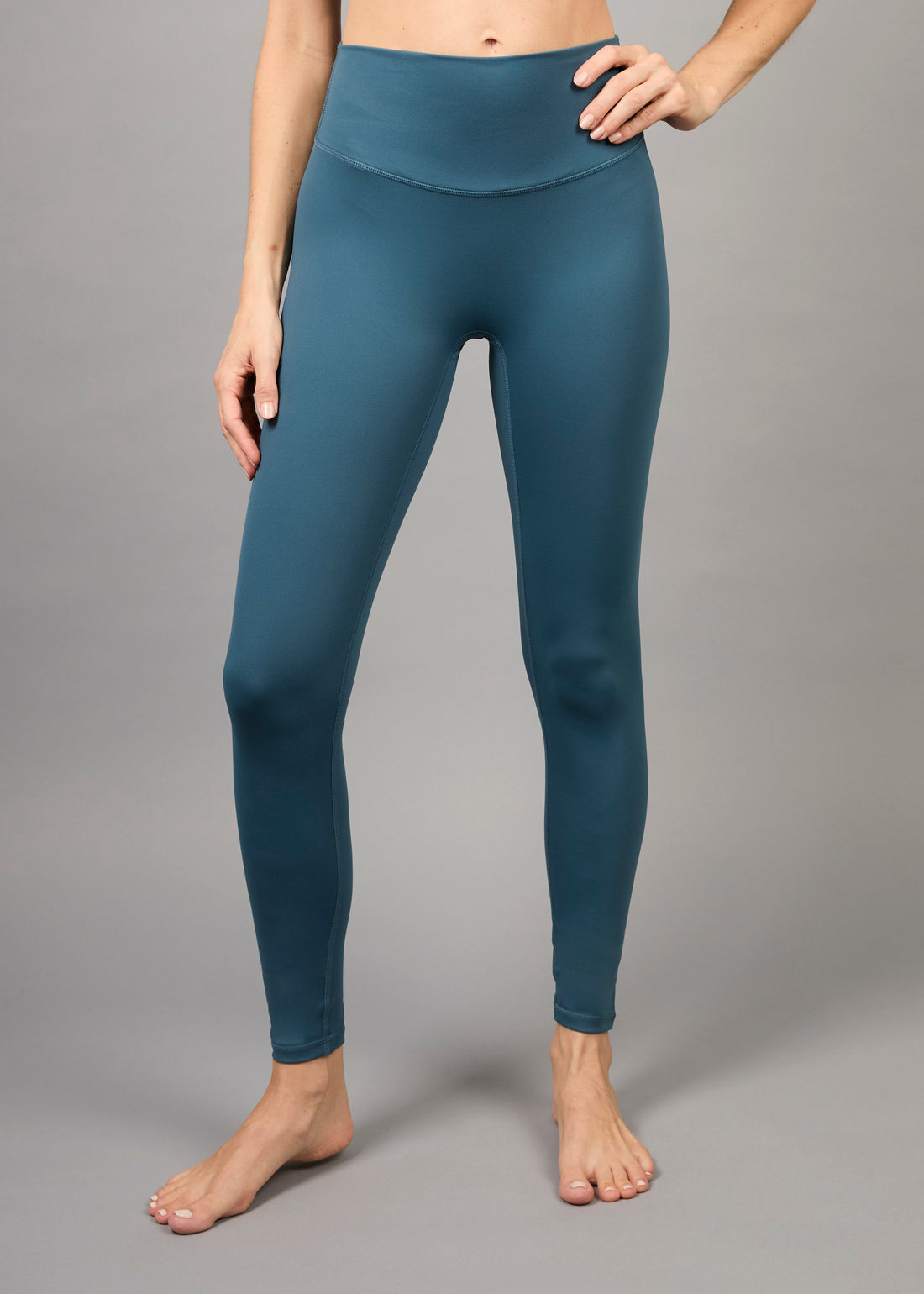 Legging Largo 7/8 Sin Costura Frontal Pax Deep Teal