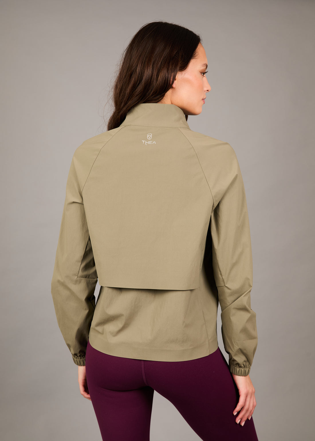 Chaqueta Cortaviento Ligero Tiamat Eucalypthus Grey