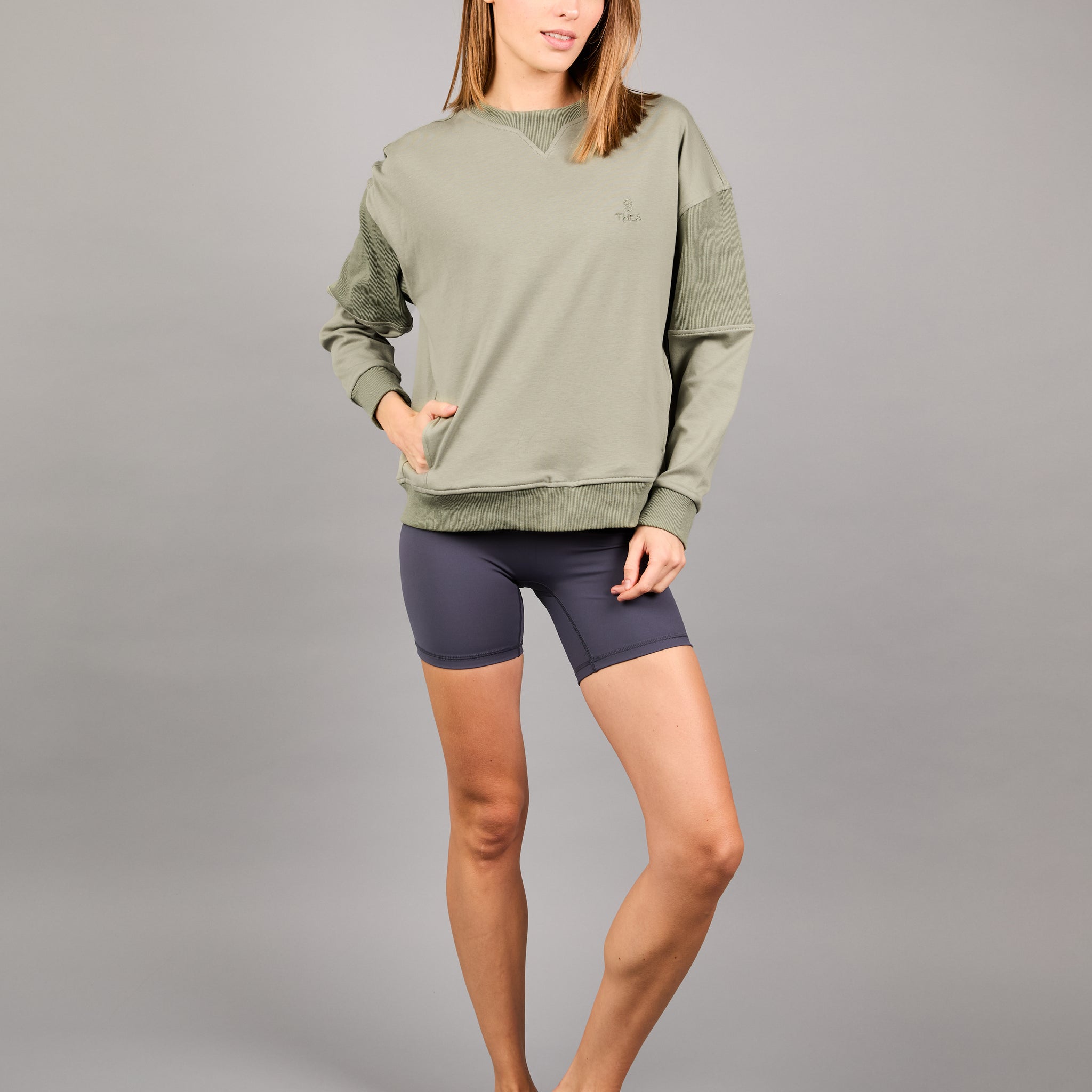 Poleron Hina Basil Green