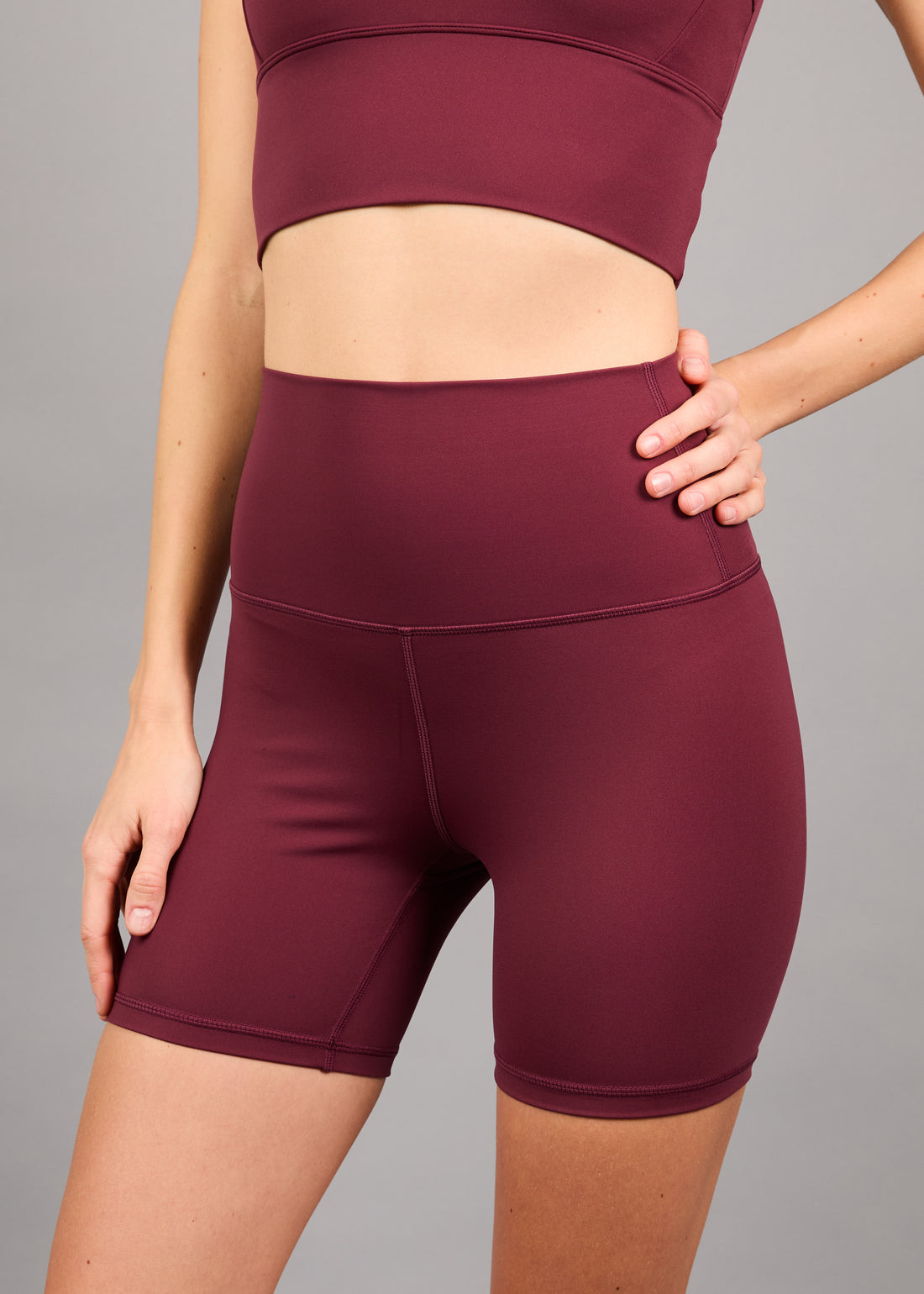 Legging Lisas Cortas Iris Borgoña